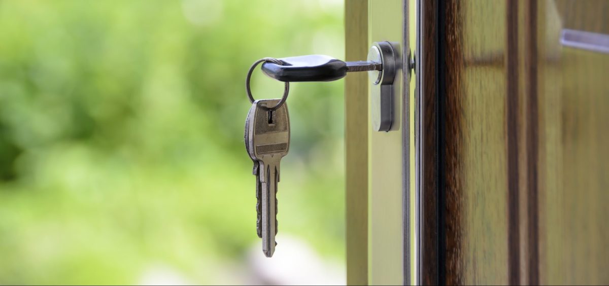 keys in door